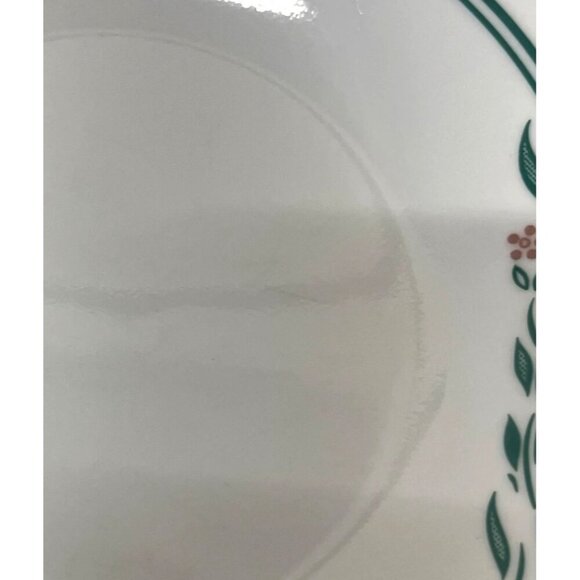 Lot of 5 Corelle Rosemarie 6.75 Inch Dessert Bread Plates Tulip Green Pink VTG - Picture 5 of 10